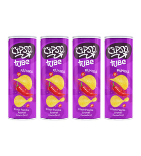 Cipso Tube Paprika Aromalı Cips 160 gr x 4 Adet