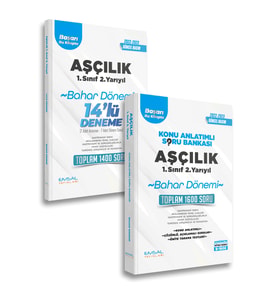 Emsal Yayınları Anadolu Üniversitesi Aöf Aşçılık 1.Sınıf Bahar Dönemi Konu Anlatımlı Soru Bankası ve 14'lü Deneme (Çok Renkli)
