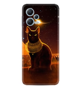 Xiaomi Redmi Note 12 4g Kılıf Resimli Desenli Silikon Platinium Series Kraliçe Kedi 1873