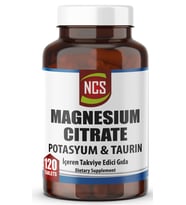 Magnezyum Sitrat Kalium 120 Tablet 4 Lü Form (POTASYUM TAURİN) & Vitamin B6 - Magnesium Citrate