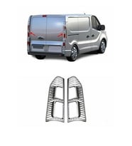 Opel Vivaro ABS krom Stop Çerçevesi 2 Parça  2015 Üzeri (Gümüş)