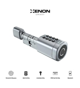 Xenon Smart Akıllı Kapı Kilidi Parmak İzi Şifre Girişli