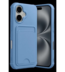 iPhone 17 Kelvin Kartvizitli Silikon - Mavi