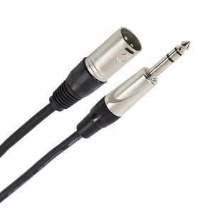 6.3 mm Erkek- Xlr Erkek  Stereo Trs Kablo 2 Metre