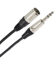 6.3 mm Erkek- Xlr Erkek  Stereo Trs Kablo 2 Metre