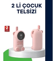 Lcd Ekranlı Bebek Telsizi – İki Yönlü Ses, Uzun Menzil, Çocuk Dostu Tasarım - Lisinya