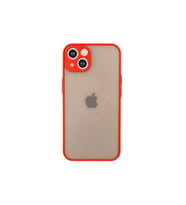 iPhone 14 Kılıf Montreal Silikon Kapak - Kırmızı