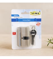 68 mm Silindir Barel (Nikel Saten) - 3 Anahtarlı