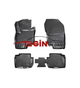 Mitsubishi Outlander 3D Havuzlu Paspas 2015 Siyah