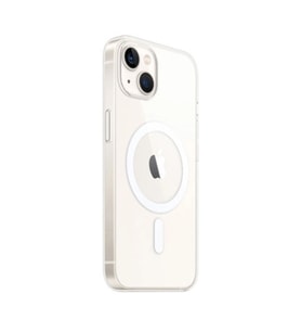 Apple İphone 14 Kılıf Magneticsafe Şeffaf Silikon - Şeffaf