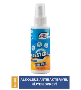 Antibakteriyel Alkolsüz Klozet Kapağı Temizleyici Yüzey Dezenfektan Sprey Seyahat Boy Hijyen 100ml
