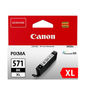 CANON CLI-571BK Xl Siyah Yüksek Kapasiteli Orijinal Mürekkep Kartuş 0331C001AA