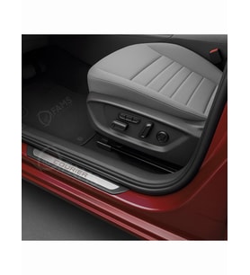 Ford Courier 2018 Üzeri Uyumlu Krom Kapı Eşiği 4 Parça Paslanmaz Çelik ABS Çerçeve