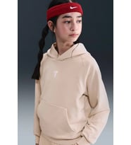 Nike Kid's Kobe Therma Fit Basketball Hoodie Unisex Çocuk Kapüşonlu Sweatshirt Krem