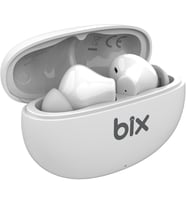 Bix TW1 Soundcraft ANC & ENC Aktif Gürültü Önleyici, Şeffaf Mod, Bluetooth 5.2 Suya Dayanıklı IPX4, iOS Android için Kulak içi TWS Kulaklık Beyaz Teşhir