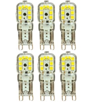 (6 Adet) Osaka 3W Beyaz Işık (6500K) Dim Edilebilir G9 Duylu Led Kapsül Ampul