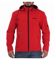 Jaws Soft Shell Erkek Kırmızı Motosiklet Montu Tam Koruma