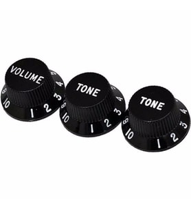 Fender Knob Strat 1V/2T BLK