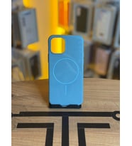 iPhone 12 / 12 Pro Uyumlu İçi Kadife Magsafe Destekli Premium Silikon Kılıf (Turkuaz)