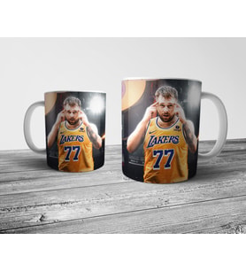 Pixxa Luka Doncic Lakers LAL Kupa Bardak Model 1