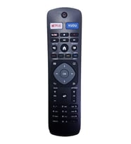 Philips NH500UP Netflix-Vudu-Youtube Tuşlu Led Lcd Smart Tv Kumandası (Siyah)