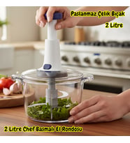 Technow Vip Ahmet  VP-911 2 Litre Chef Basmalı El Rondosu