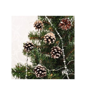 Yılbaşı Ağaç Süsü Kozalak 6cm 6lı