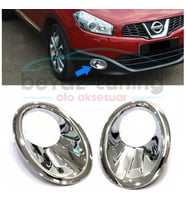 Nissan Qashqai Sis Farı Çerçevesi Kromu Nikelajı 2010-2013