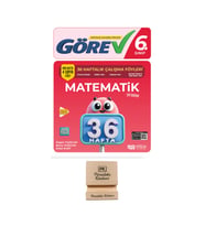 Nitelik 6. Sınıf Görev Matematik 36 Haftalık Çalışma Föyleri + Telefon Standı