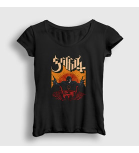 Presmono Kadın Siyah Griffith Anime Berserk T-Shirt 125942tt