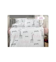 Recos Zürafa Desenli Bebek Nevresim Set RCS.ZRF.0006
