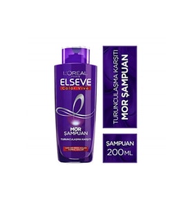 Loreal Paris Elseve Turunculaşma Karşıtı Mor Şampuan 200 ml