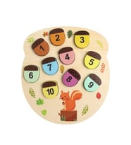 Çuk Puzzle ve Yapboz Sincap bul-tak ahşap