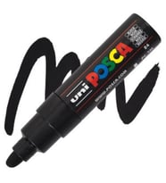 UNİ POSCA SU BAZLI POSTER MARKER 4.5-5.5 SİYAH PC-7M