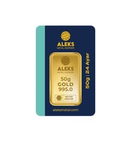AgaKulche 50 gr 995 24 Ayar AMR Külçe Altın