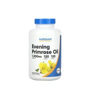 Nutricost Evening Primrose Oil 1,300 MG 120 Softgels
