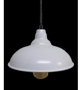 RİOLİGHT RETRO TEKLİ METAL SARKIT AVİZE (Siyah)