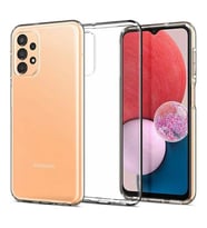 Spigen Galaxy A13 5G ile Uyumlu Kılıf Liquid Crystal 4 Tarafı Tam Koruma Crystal Clear (Renksiz)