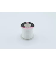 Gül Saten Kurdele Beyaz 3.5MM