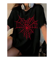 Baskılı T-shirt - Siyah