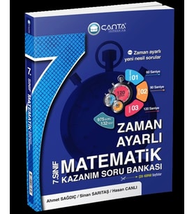 Çanta Yayınları 7.Sınıf Matematik Zaman Ayarlı Kazanım Soru Bankası
