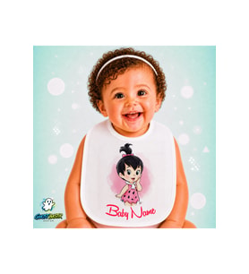 Kişiye Özel Çakıl Keten Bebek Mama Önlüğü – Yumuşak, Emici, Yıkanabilir, Özel Tasarım P080