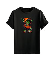 Animasyon Görselli  Unisex (Tshirt) Tişört (Siyah)