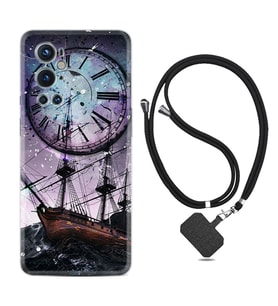 Tecno Spark 9 Pro Kılıf Silikon Boyun Askılı İpli Desenli Silikon Time 1749