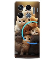 Infinix GT 20 Pro Kılıf Boutique Baskılı Resimli Kedicikler Pcode -027