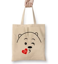 Love Kiss We Bare Bears Bez Çanta Uzun Saplı