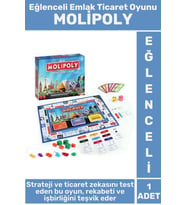 Eğlenceli Strateji Ticari Zeka Rekabet İş Birliği Geliştiren Aile Arkadaş Oyun EMLAK TİCARET OYUNU
