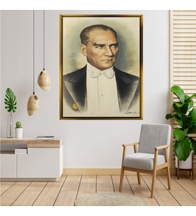 ÇERÇEVELİ ATATÜRK TABLO S173