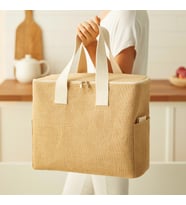 Ocean Home Textile Büyük Boy Jüt Soğuk Tutan Çanta 35 x 20 x 33 cm