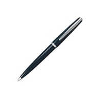 Steel Pen Metal Siyah Tükenmez Kalem Mavi Mürekkepli